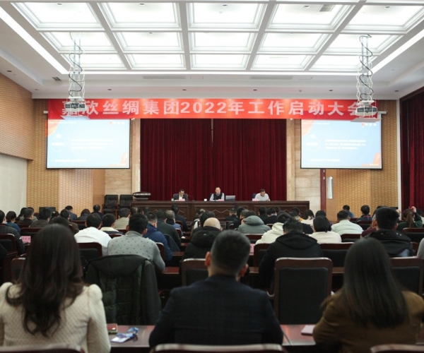 AG8亚洲游戏国际集团丝绸集团召开2022年岁情启动大会
