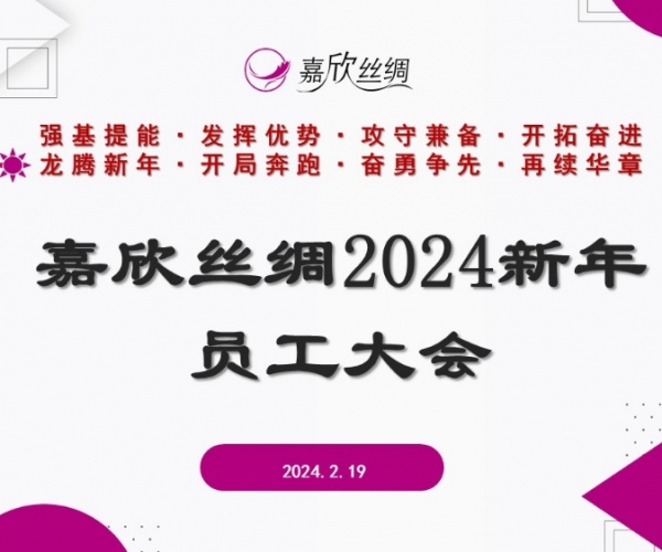 AG8亚洲游戏国际集团丝绸召开2024新年员工大会